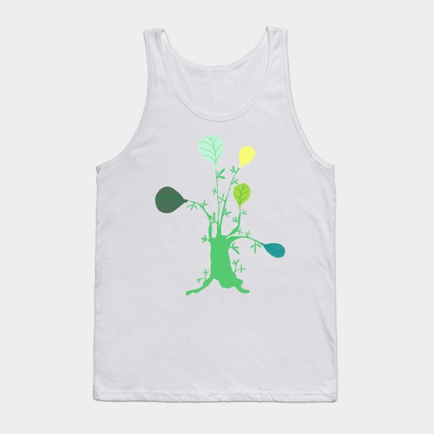 GIANT LEAVES Tank Top by aroba